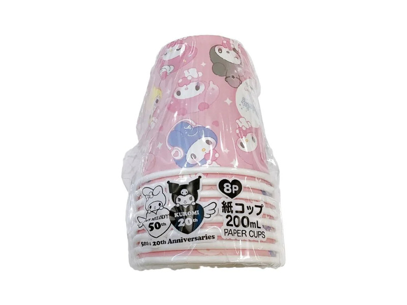 紙コップ８Ｐ　マイメロ　５０周年